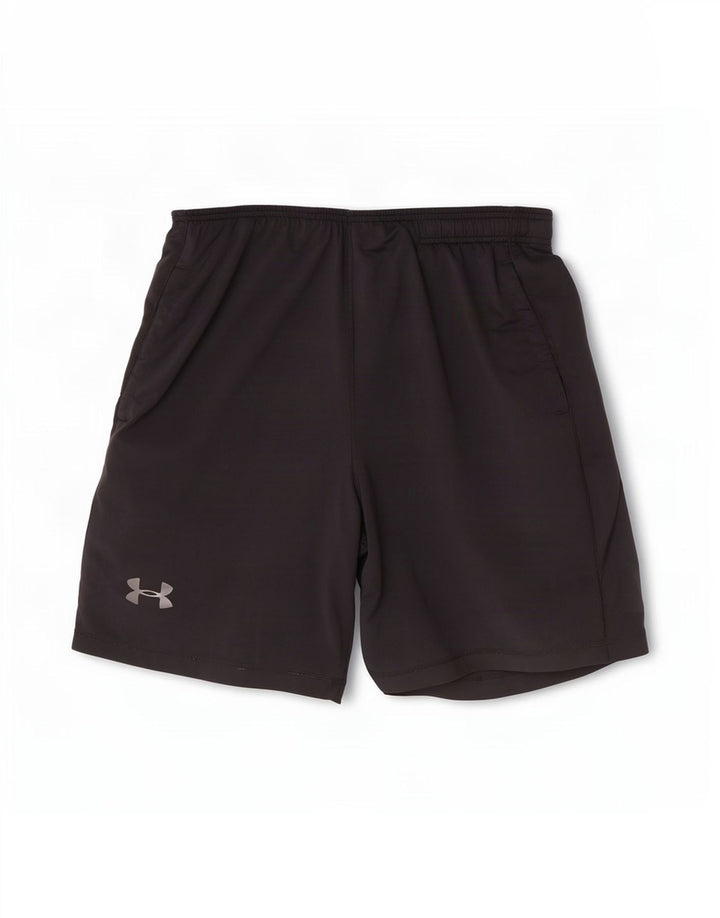 Мужские спортивные шорты Under Armour, большие черные из полиэстера