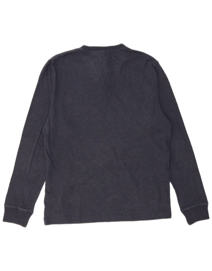 Мужской топ Superdry с длинным рукавом 2XL, темно-синий, хлопок