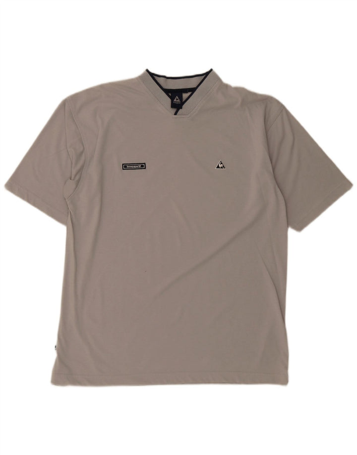 Мужская футболка Le Coq Sportif, большой серый полиэстер