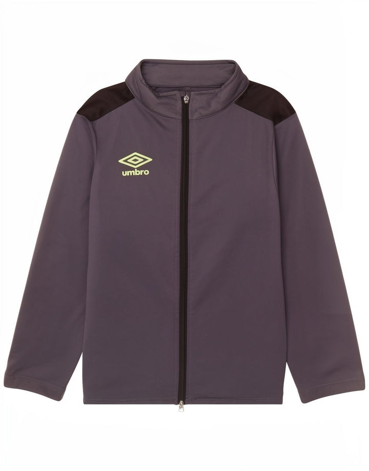 Спортивный костюм Umbro для мальчиков, верхняя куртка 11-12 лет, серый полиэстер