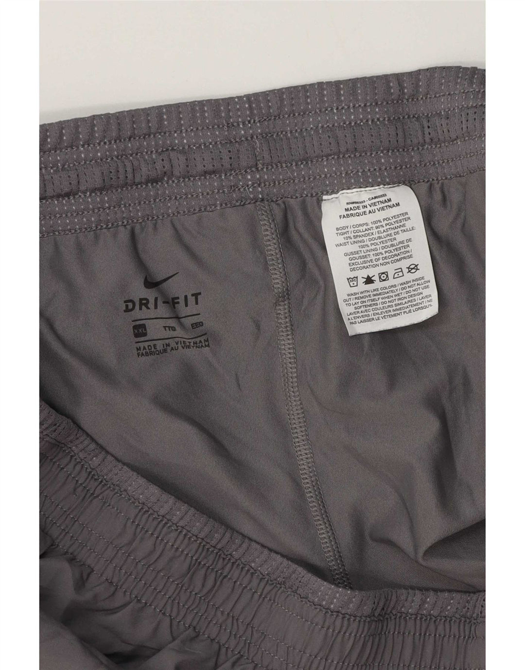 Женские спортивные шорты Nike Dri Fit UK 20 2XL, серый полиэстер