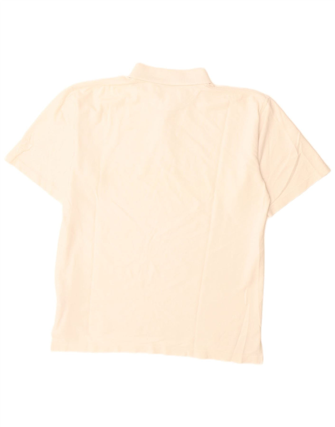 Мужская рубашка-поло Adidas UK 42/44, большая белая хлопковая ткань