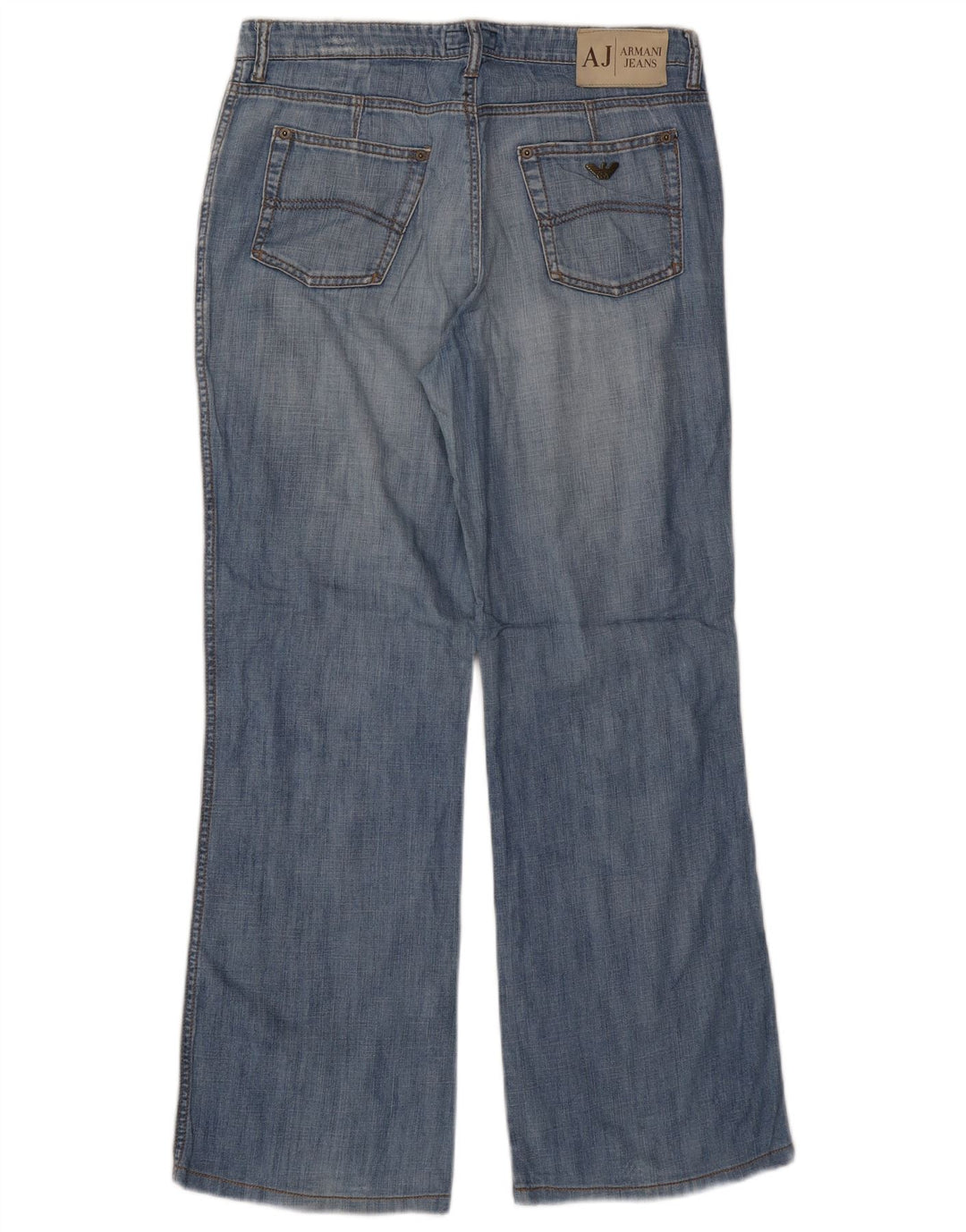Женские потертые джинсы ARMANI Bootcut W31 L29 Синие, хлопок