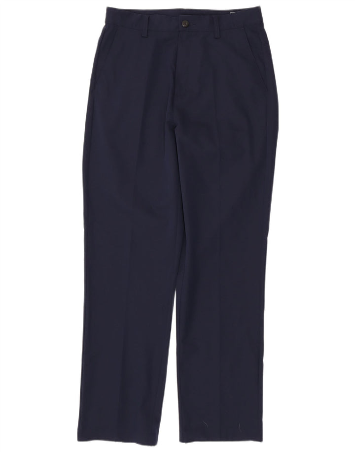 Мужские прямые брюки чинос ADIDAS Climalite W30 L32 темно-синие из полиэстера