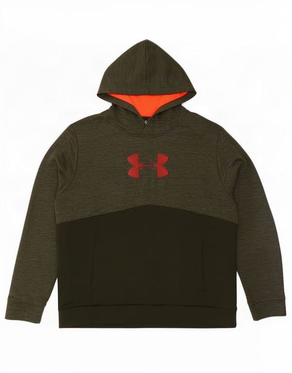 Мужской джемпер с капюшоном Under Armour 2XL, хаки в крапинку
