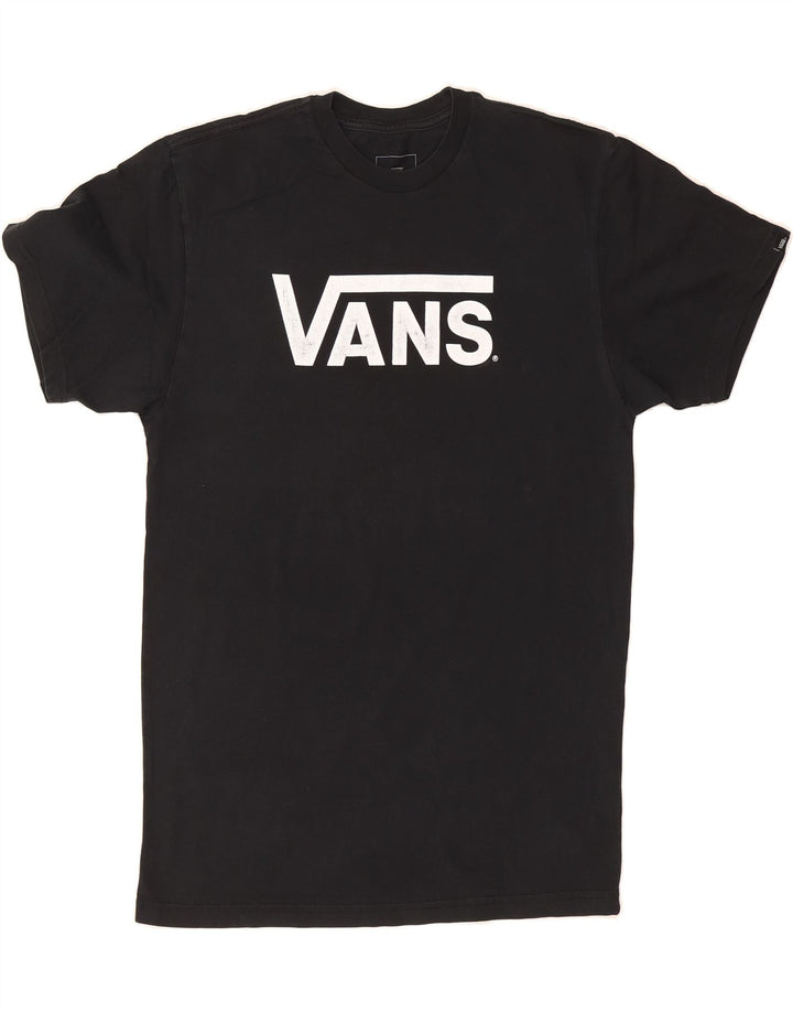 VANS Mens Classic Fit Graphic T-Shirt Top Medium Black Cotton Vintage Vans and Second-Hand Vans from Messina Hembry 