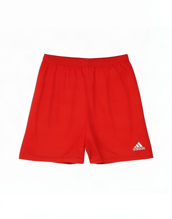 Мужские спортивные шорты Adidas Climalite, большой красный полиэстер