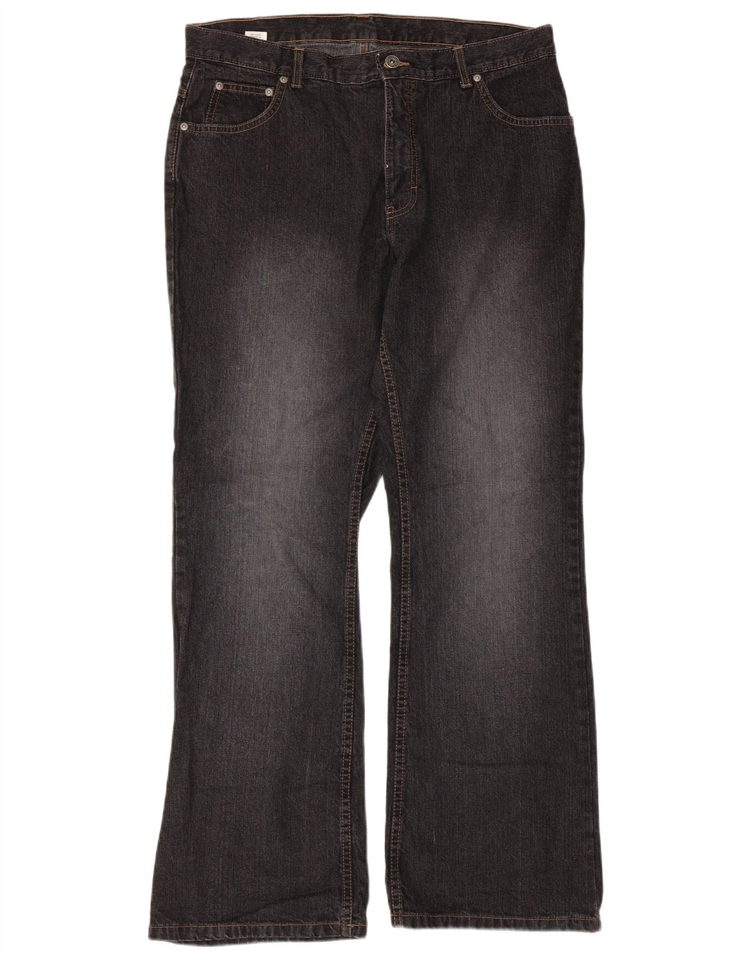 Женские джинсы Bootcut Marks & Spencer UK 16, большие W34 L30, черные, хлопковые