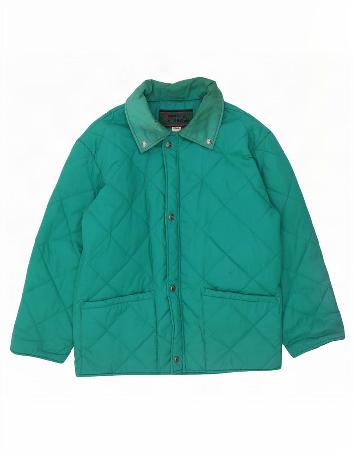 Мужская стеганая куртка Fila IT 50 Large Бирюзовый Полиэстер