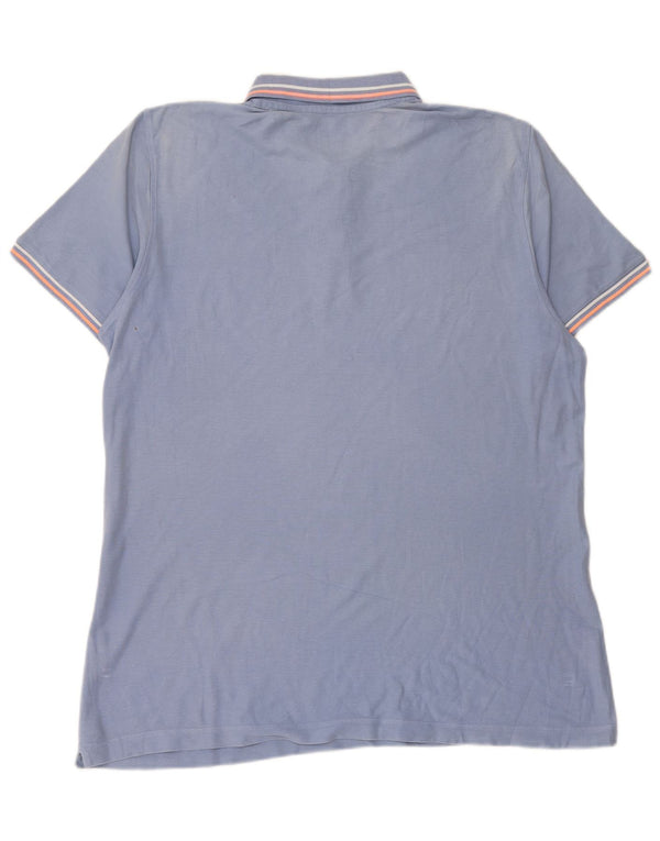 LOTTO Мужская Рубашка Поло 2XL Синяя Хлопок