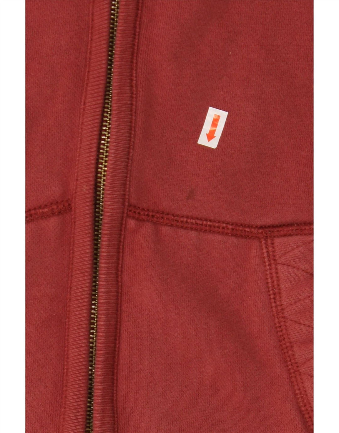 Мужской свитер с капюшоном на молнии FAT FACE, маленький бордовый