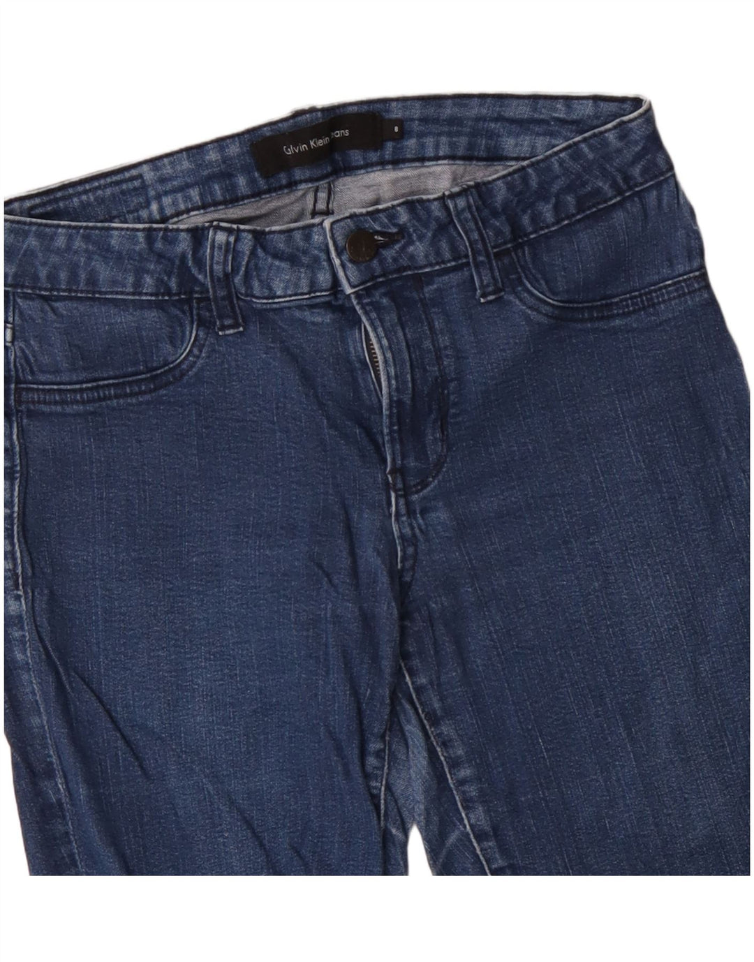 Женские джинсы скинни CALVIN KLEIN US 8 Medium W29 L30 Синие