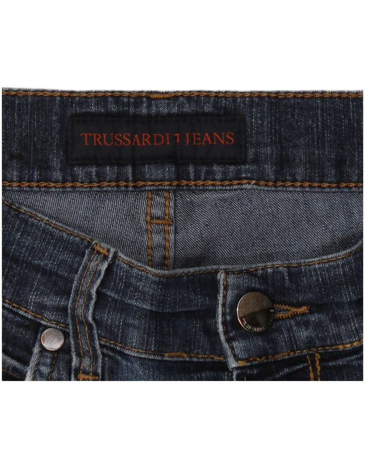 Мужские прямые джинсы TRUSSARDI W30 L26 синие