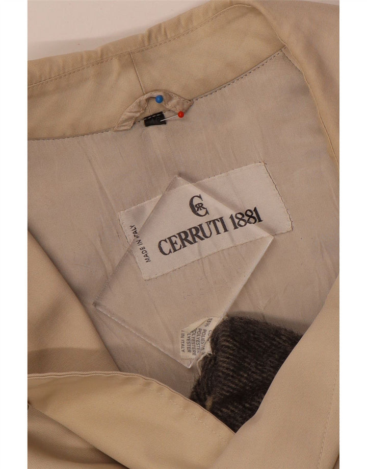 Мужское пальто Cerruti 1881 IT 46 маленькое бежевое, хлопок