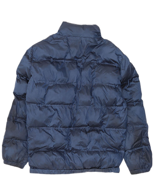 Guess Мужская стеганая куртка UK 38 Medium Navy Blue Полиамид