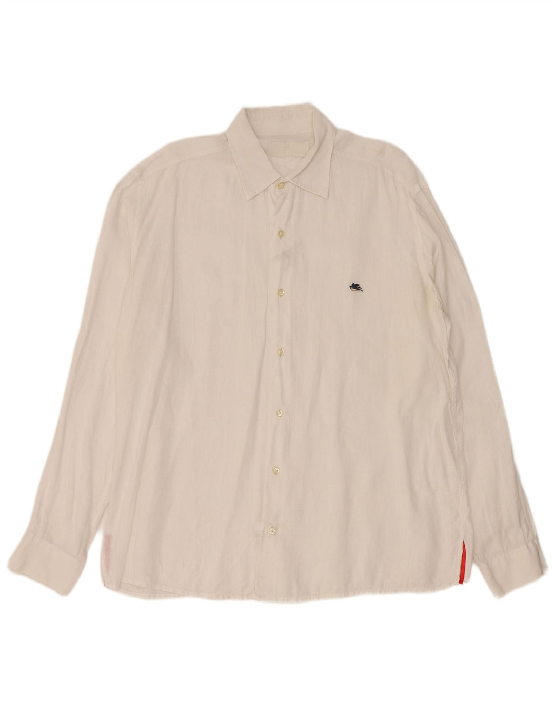 Мужская рубашка Etro 2XL белая льняная