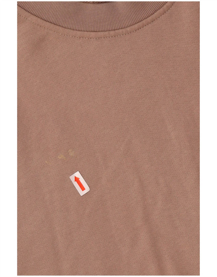 Мужской свитшот с рисунком JACK & JONES, джемпер среднего размера, бежевый, хлопок