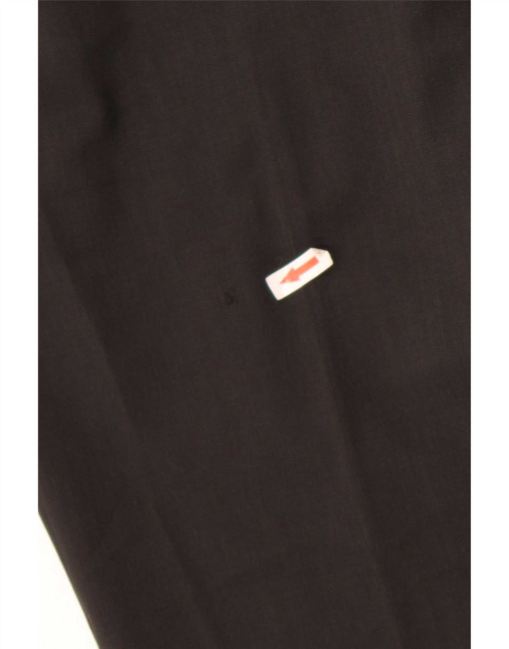 Мужские прямые костюмные брюки Zara EU 44, большие W34 L27, черный полиэстер