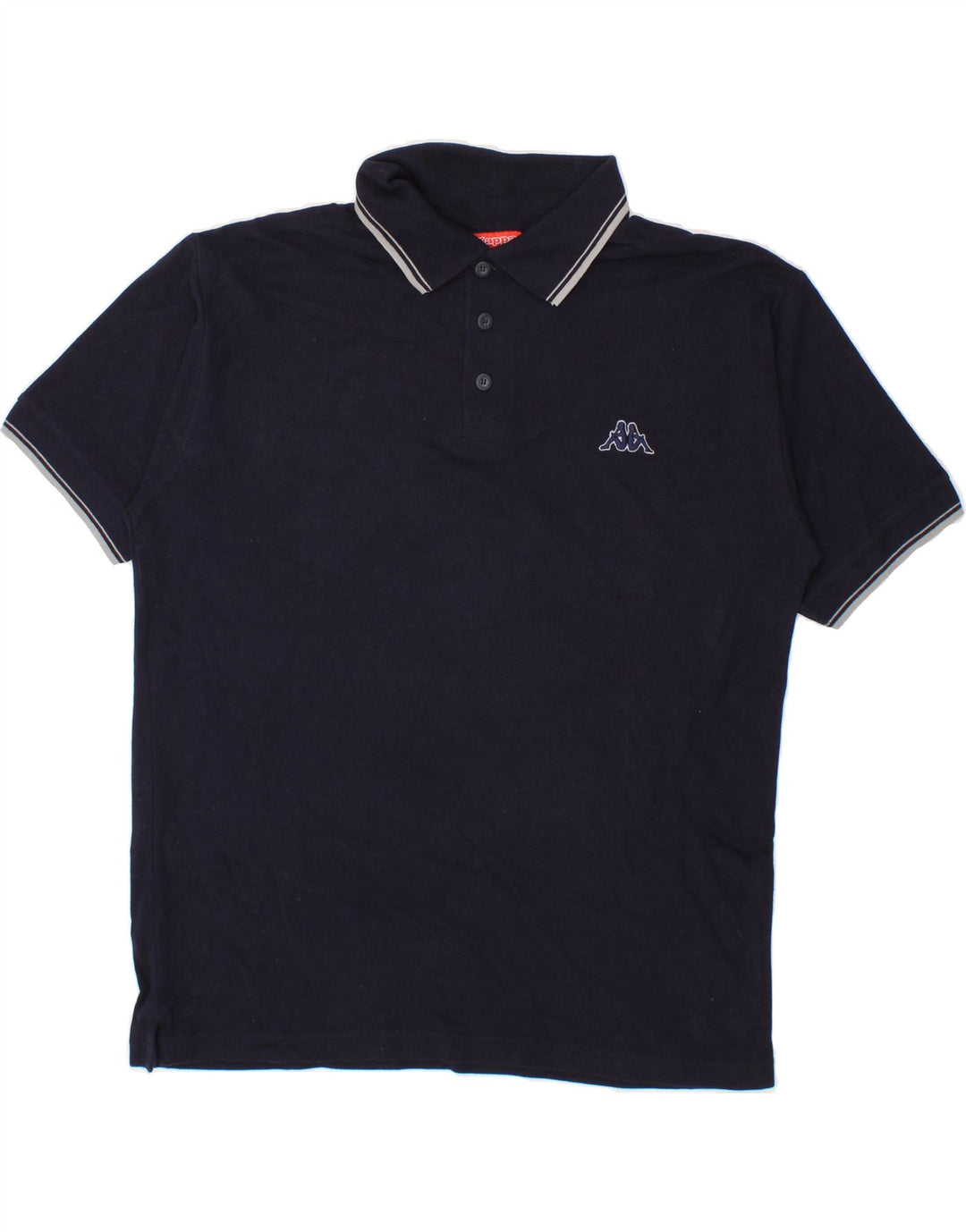 KAPPA Mens Polo Shirt Large Navy Blue Vintage Kappa and Second-Hand Kappa from Messina Hembry 