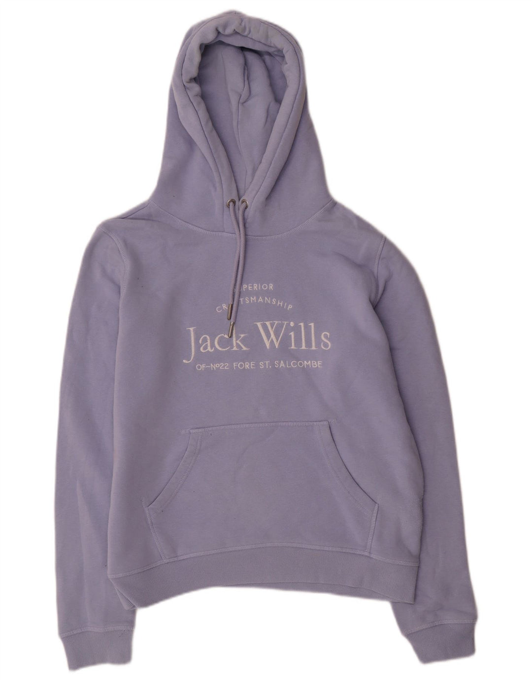 Женский джемпер с капюшоном JACK WILLS UK 12, средний фиолетовый, хлопок