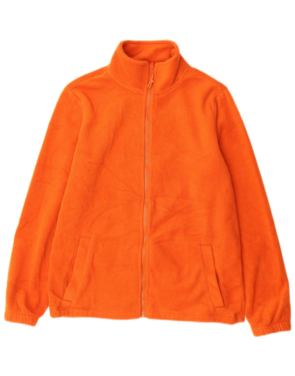 Мужская флисовая куртка Mountain Warehouse UK 34 XS оранжевого цвета из полиэстера