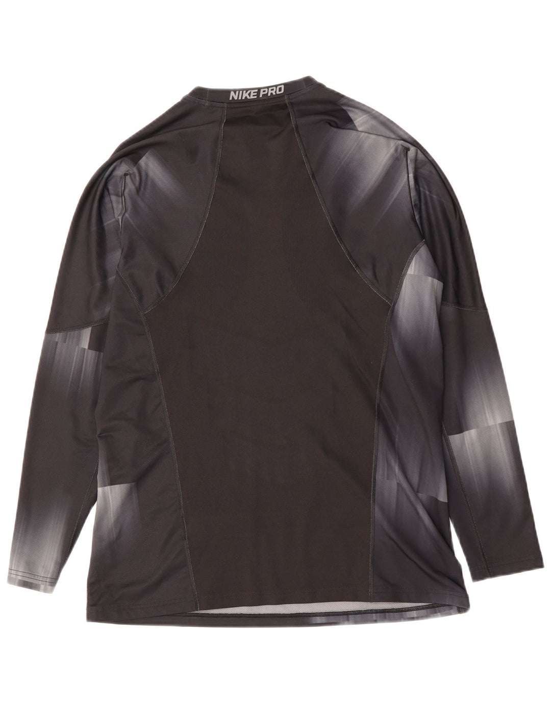 Мужской топ NIKE с длинным рукавом, большой черный полиэстер тай-дай