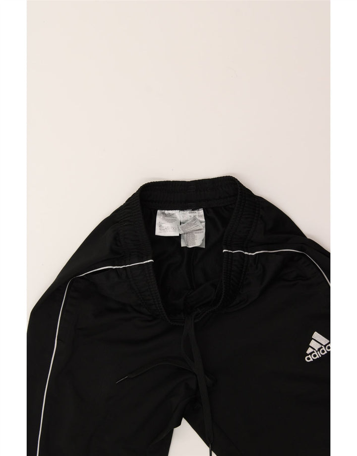 ADIDAS Mens Tracksuit Trousers Joggers Small Black Polyester Vintage Adidas and Second-Hand Adidas from Messina Hembry 