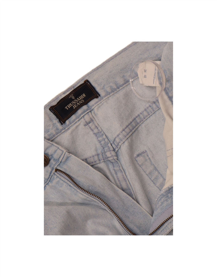 TRUSSARDI Womens Tapered Jeans  W30 L29 Blue Cotton