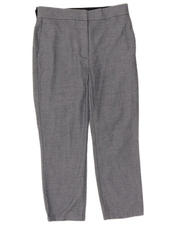 Женские капри Zara, большие W30 L23, синие, полиэстер