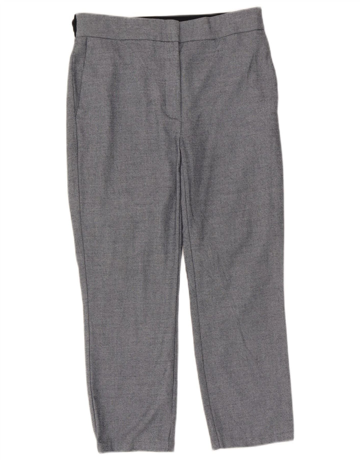 Женские капри Zara, большие W30 L23, синие, полиэстер