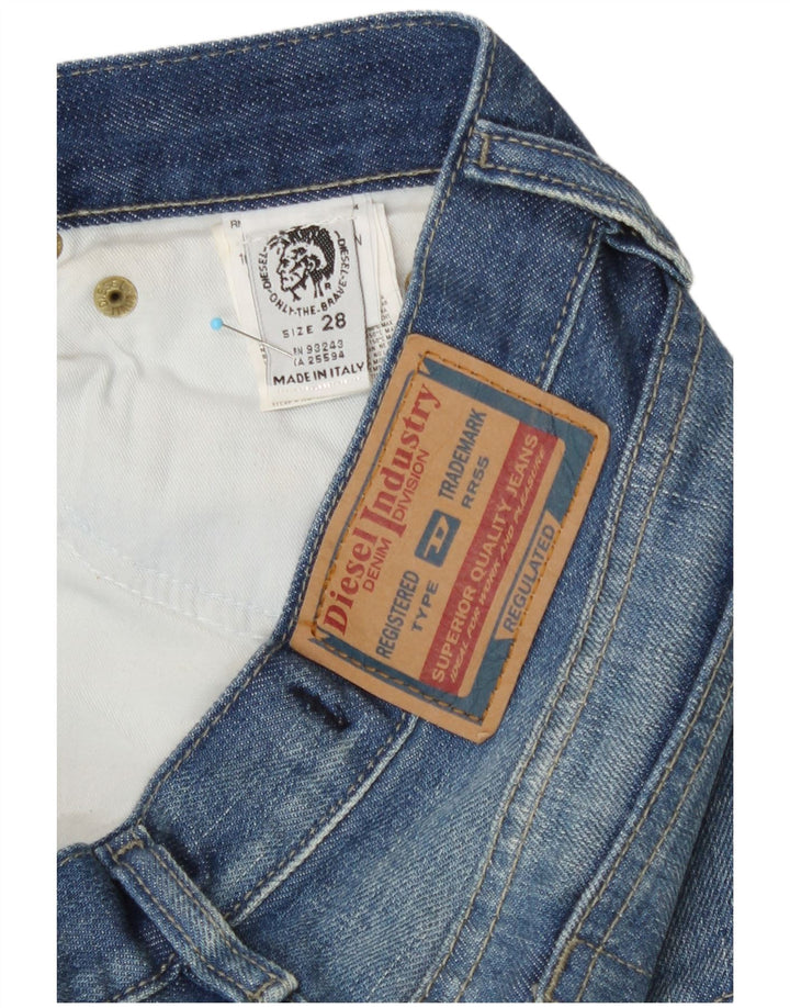 Женские прямые джинсы Diesel W28 L32, синие, хлопок