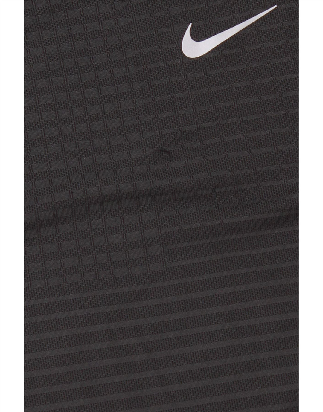 Мужская футболка Nike Dri Fit среднего серого цвета в тонкую полоску