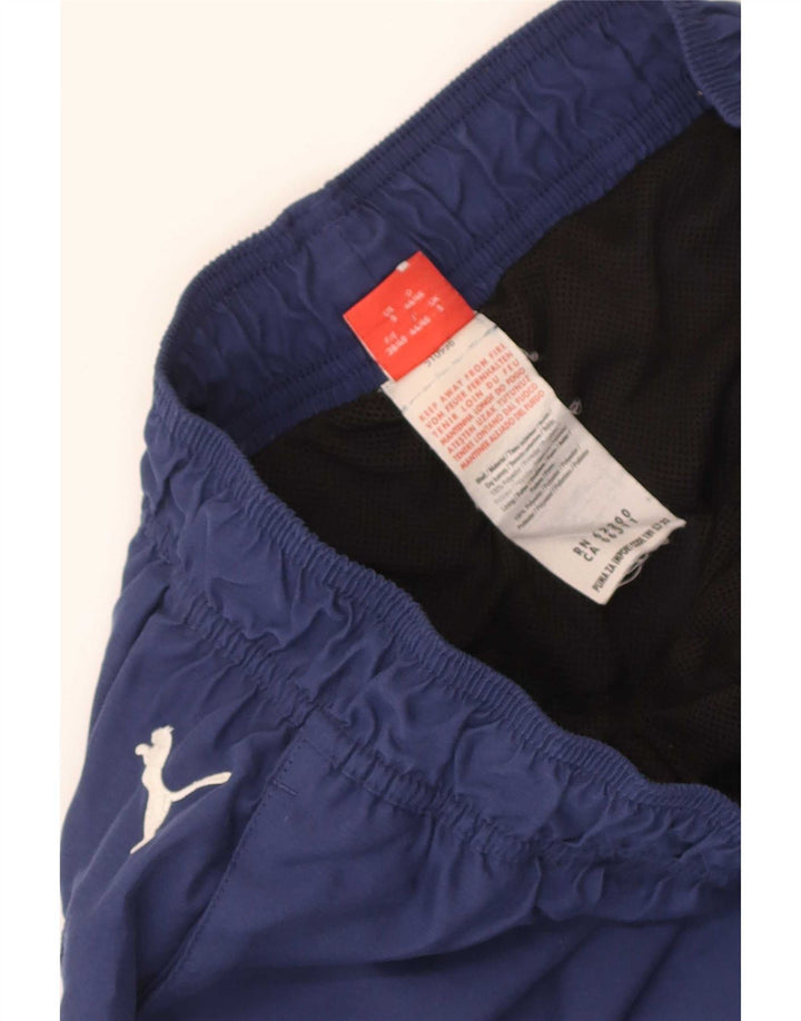 Мужские спортивные шорты Puma с графическим рисунком, маленькие, темно-синие, полиэстер