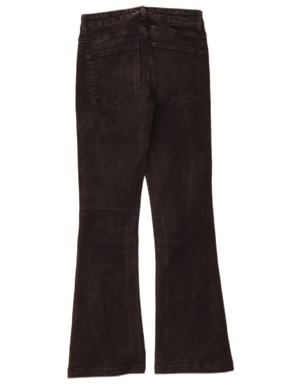 Женские расклешенные джинсы Zara EU 34 2XS W24 L28 черные