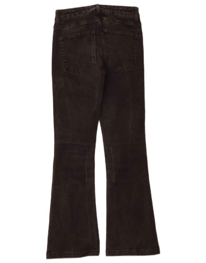 Женские расклешенные джинсы Zara EU 34 2XS W24 L28 черные