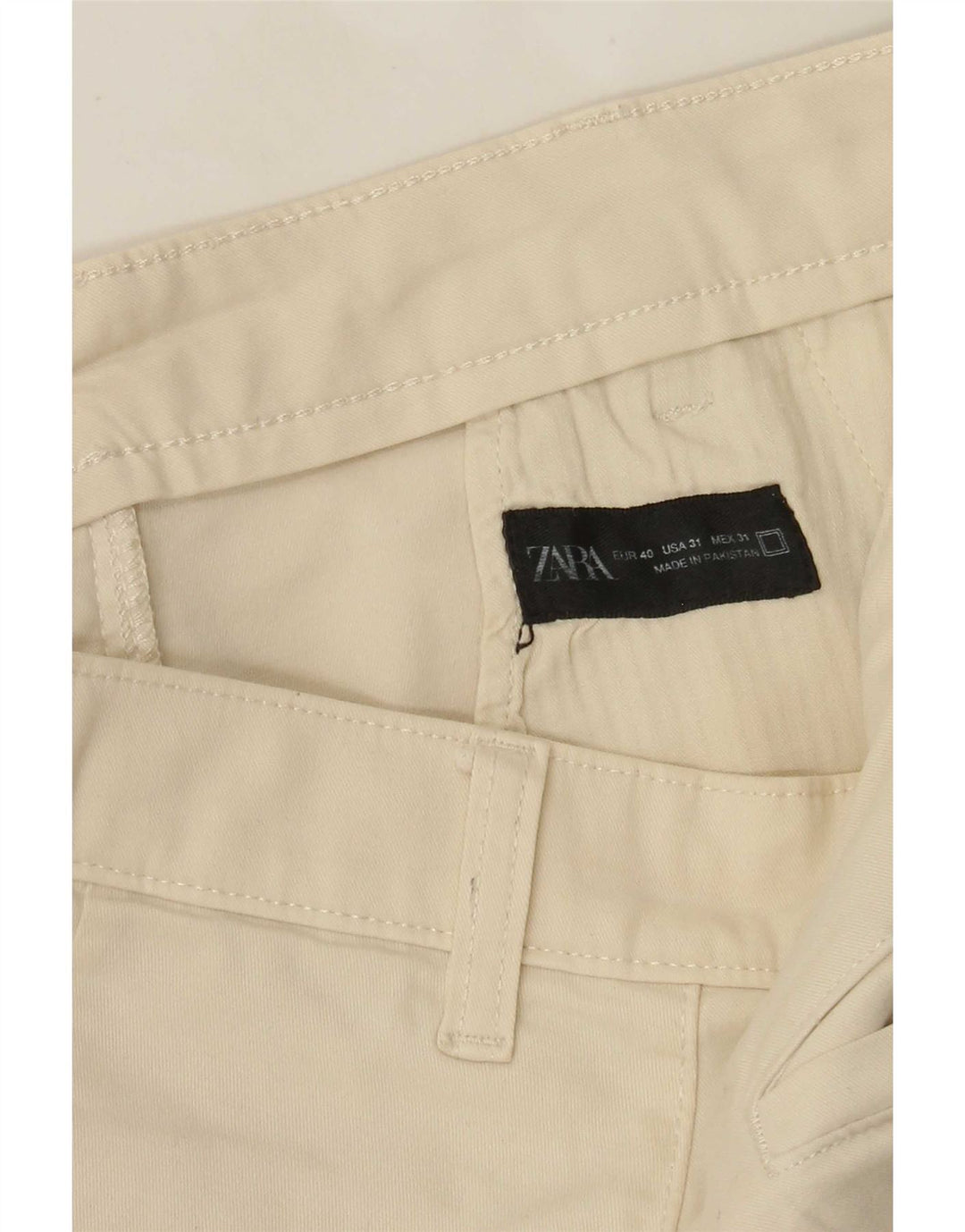 Мужские брюки-чиносы Zara EU 40 Medium W31 L30 Бежевые