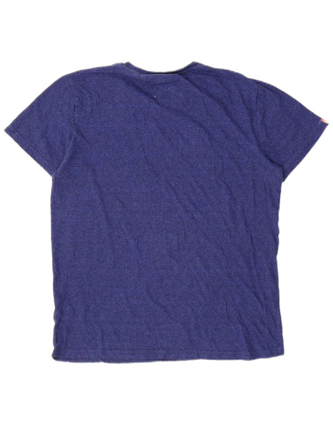 Мужская футболка Superdry Top Medium Темно-синяя в крапинку из хлопка
