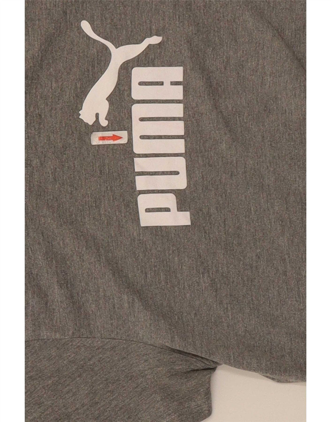 Женская футболка с рисунком Puma Top UK 12, средний серый в крапинку