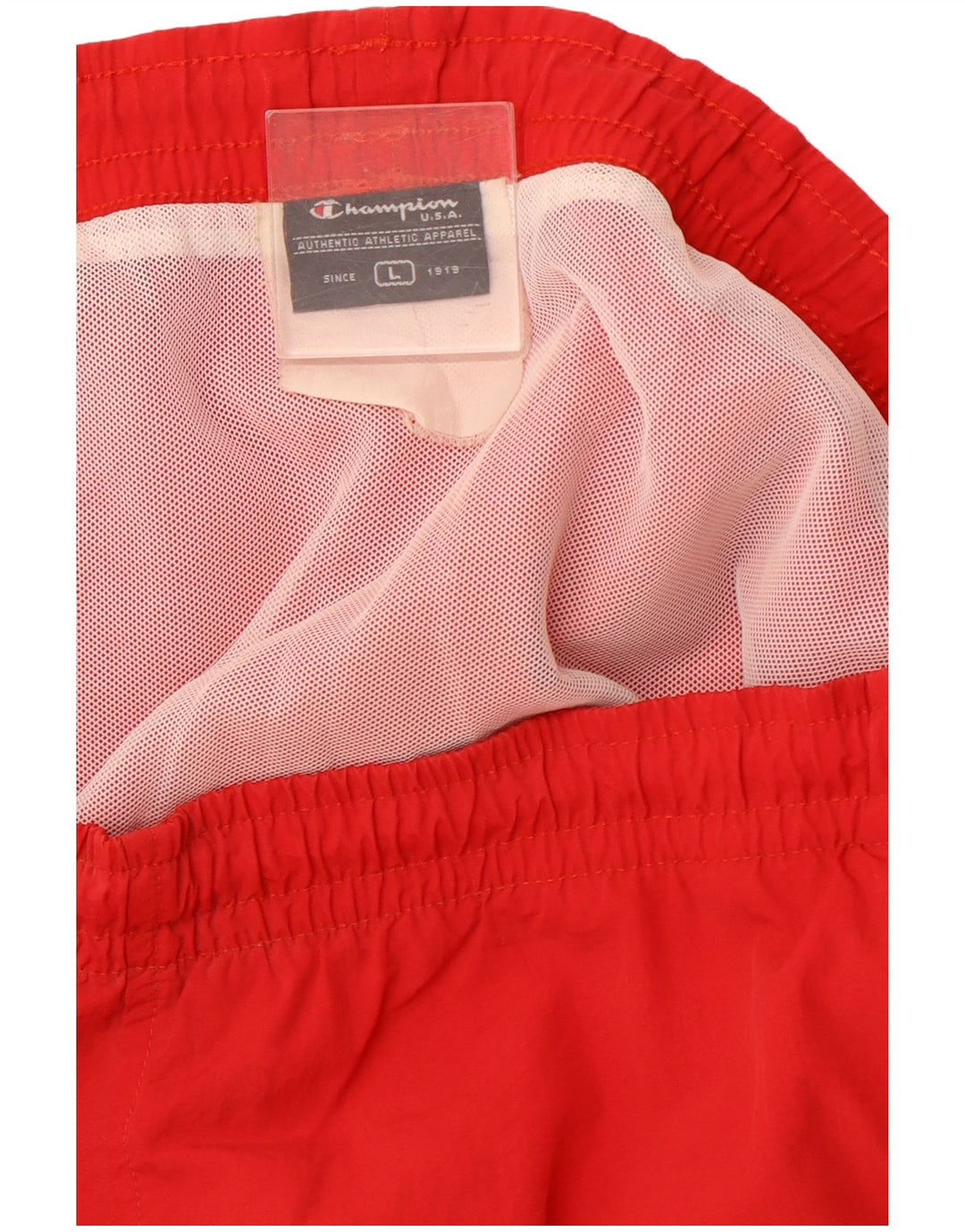 Мужские шорты для плавания CHAMPION, большие красные цветные блоки