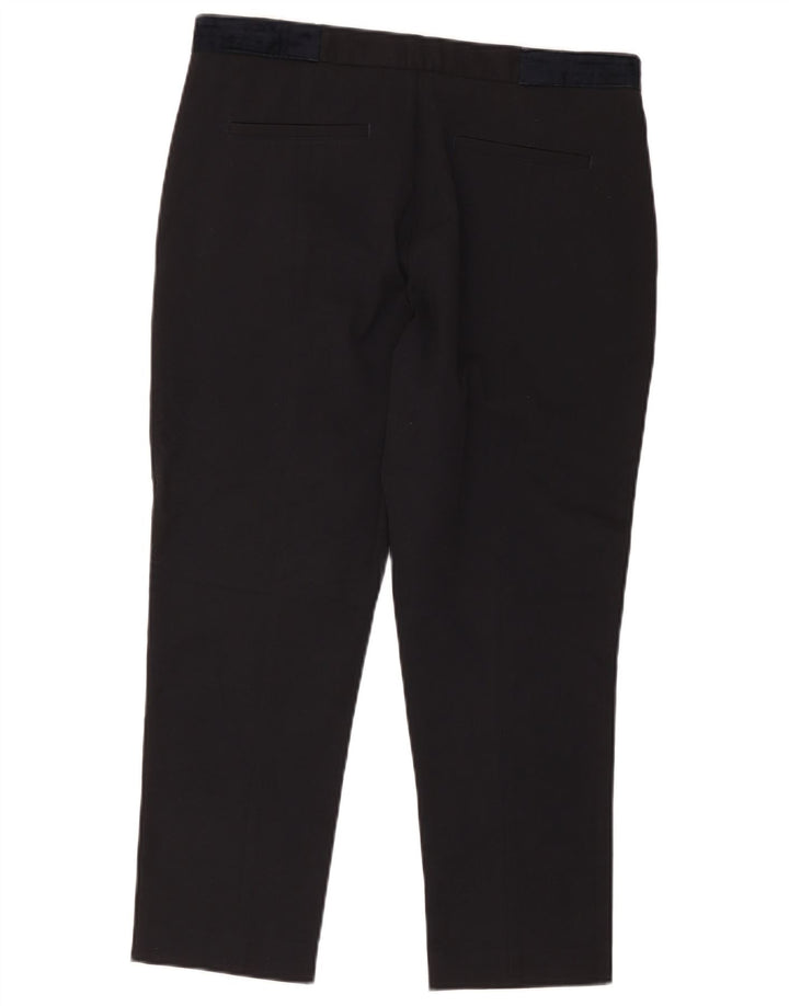 Мужские укороченные брюки Zara EU 42, большие W32 L25, черный полиэстер