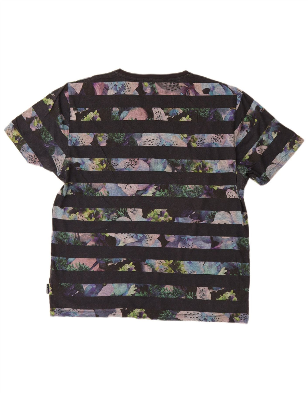 Мужская футболка Ted Baker, размер 4, большая темно-синяя полоска