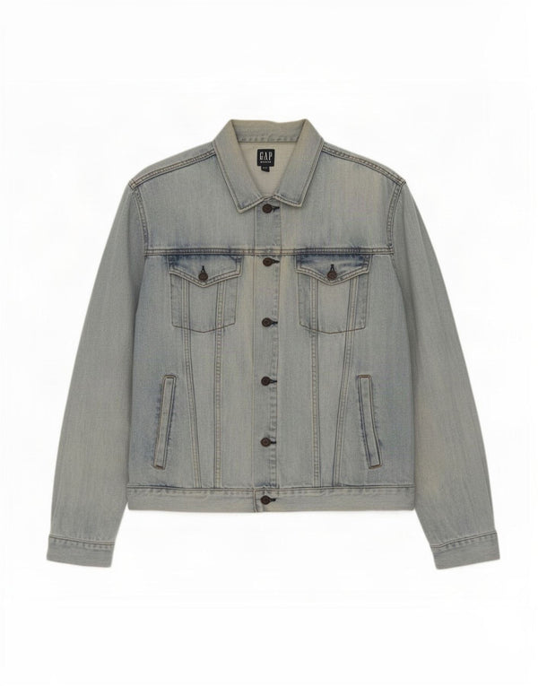 Мужская джинсовая куртка Gap UK 42 XL, синяя, хлопок