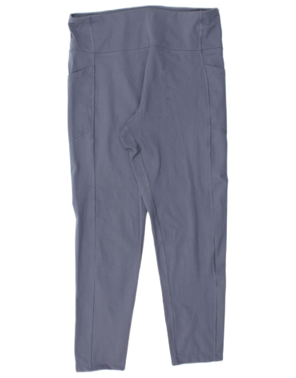 Calvin Klein Womens Leggings UK 18 XL  Blue Polyester