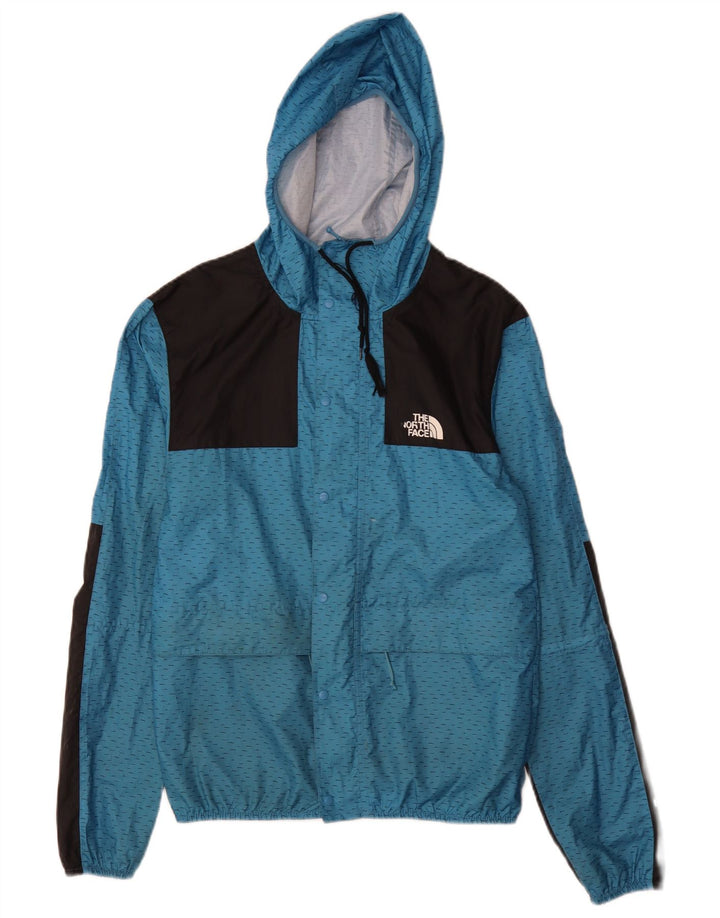 Мужская дождевик с капюшоном The North Face, маленький синий полиэстер