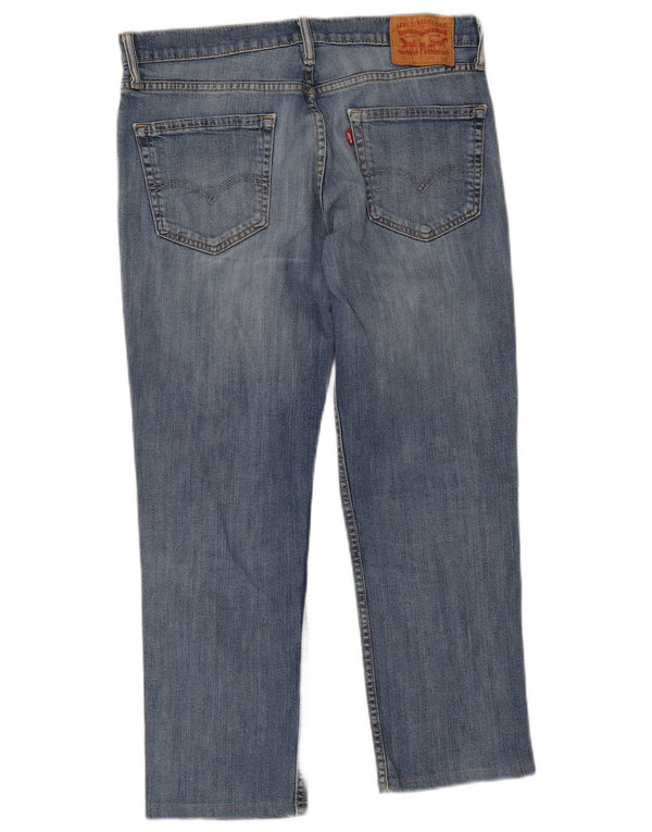 Мужские укороченные джинсы Levi's 511 W33 L25 синие, хлопок