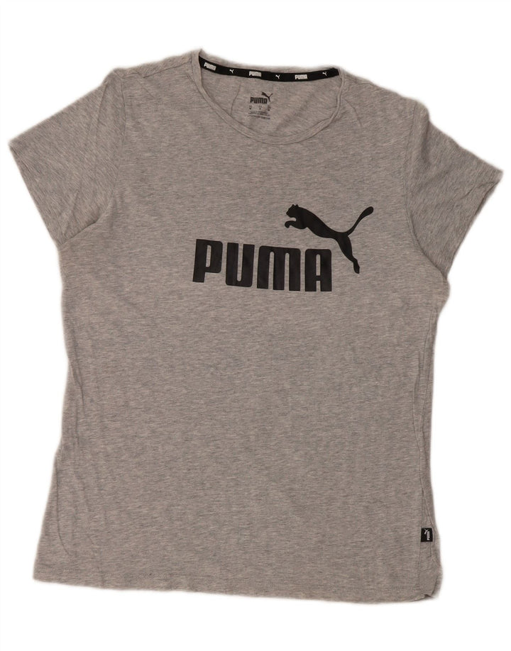 Женская футболка с рисунком PUMA Top UK 14 Medium Grey