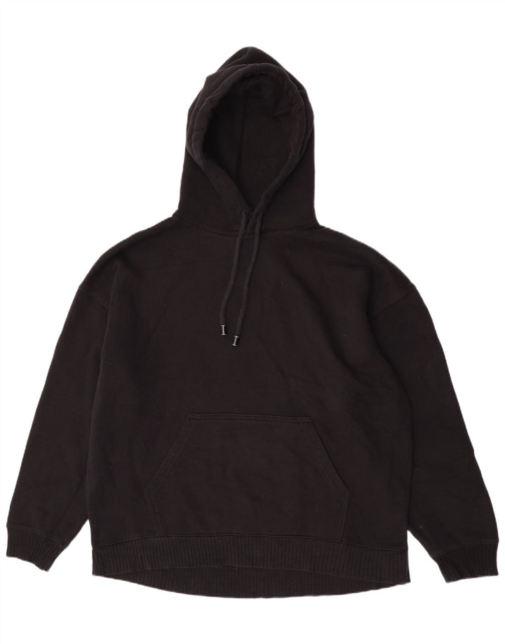 Женский джемпер с капюшоном оверсайз Zara UK 14, средний черный