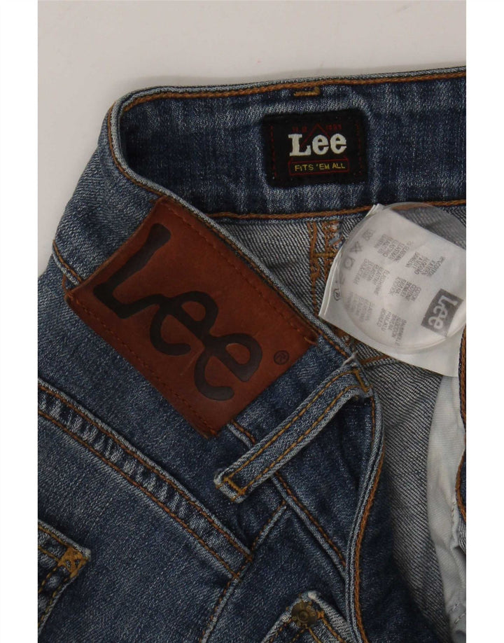 Женские прямые джинсы Lee Amy W30 L29, синий хлопок