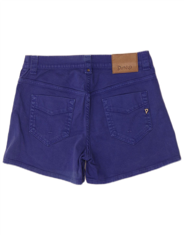Dondup Женские джинсовые шорты стандартного кроя UK 12 Medium W29 Синие хлопковые