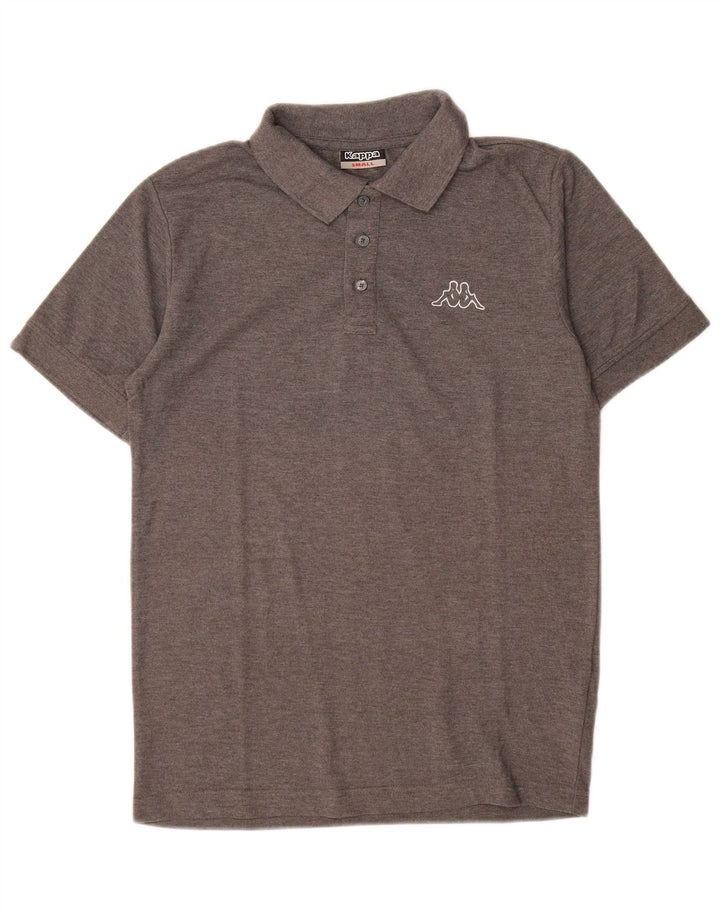 Мужская рубашка-поло Kappa, маленькая серая, полиэстер